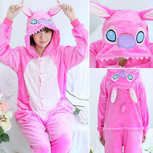 Load image into Gallery viewer, women_kigurumi_unicorn_pajamas_sets_flannel_cute_animal_pajamas_kits_women_winter_unicornio_nightie_pyjamas_sleepwear_homewear