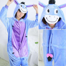 Load image into Gallery viewer, women_kigurumi_unicorn_pajamas_sets_flannel_cute_animal_pajamas_kits_women_winter_unicornio_nightie_pyjamas_sleepwear_homewear